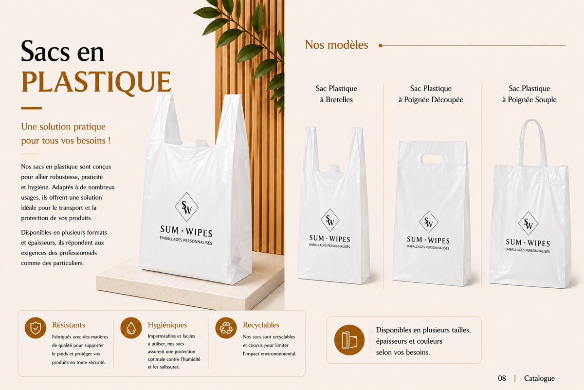 Sacs plastiques personnalisés