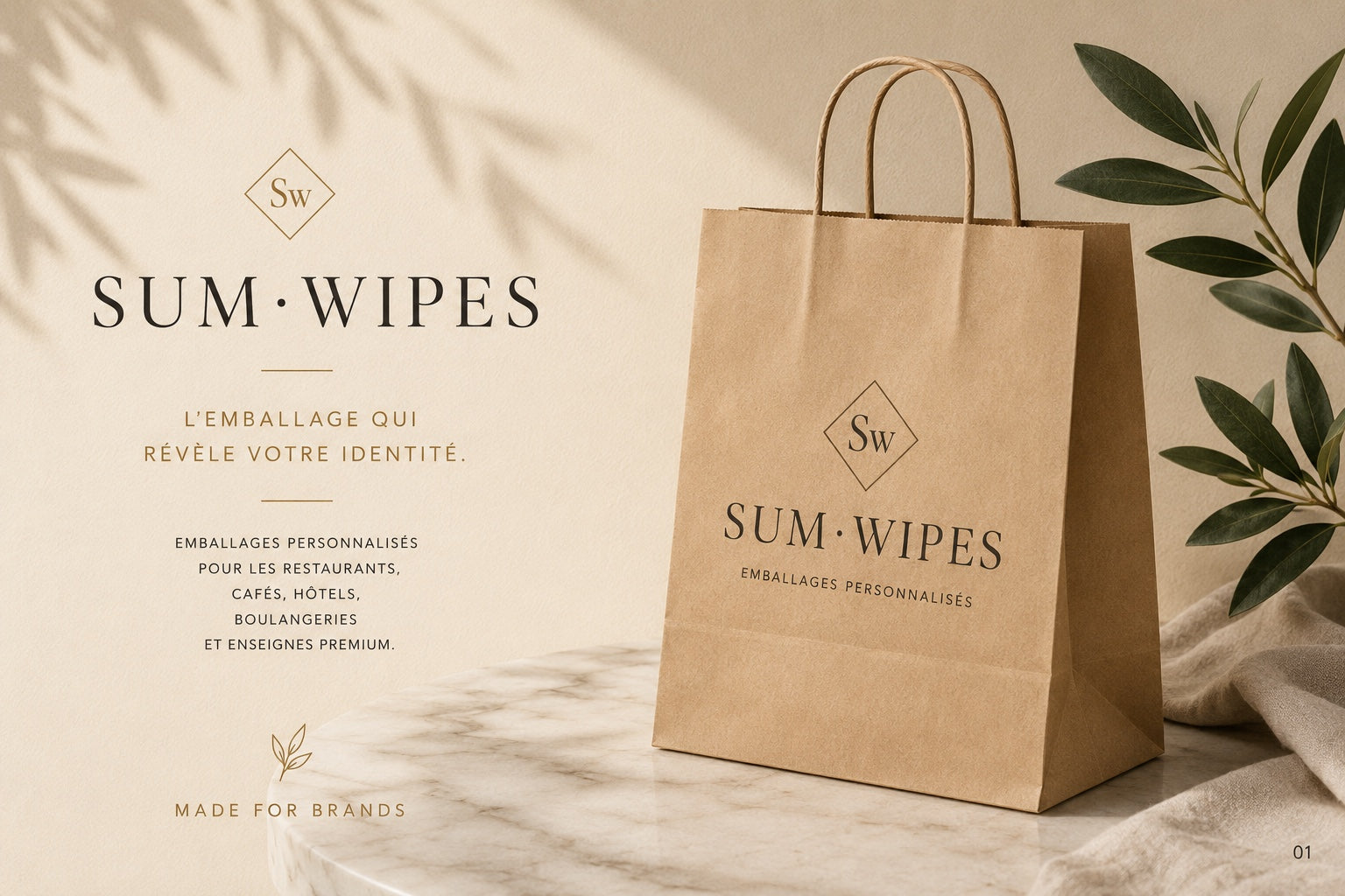 SUM-WIPES — Emballages personnalisés